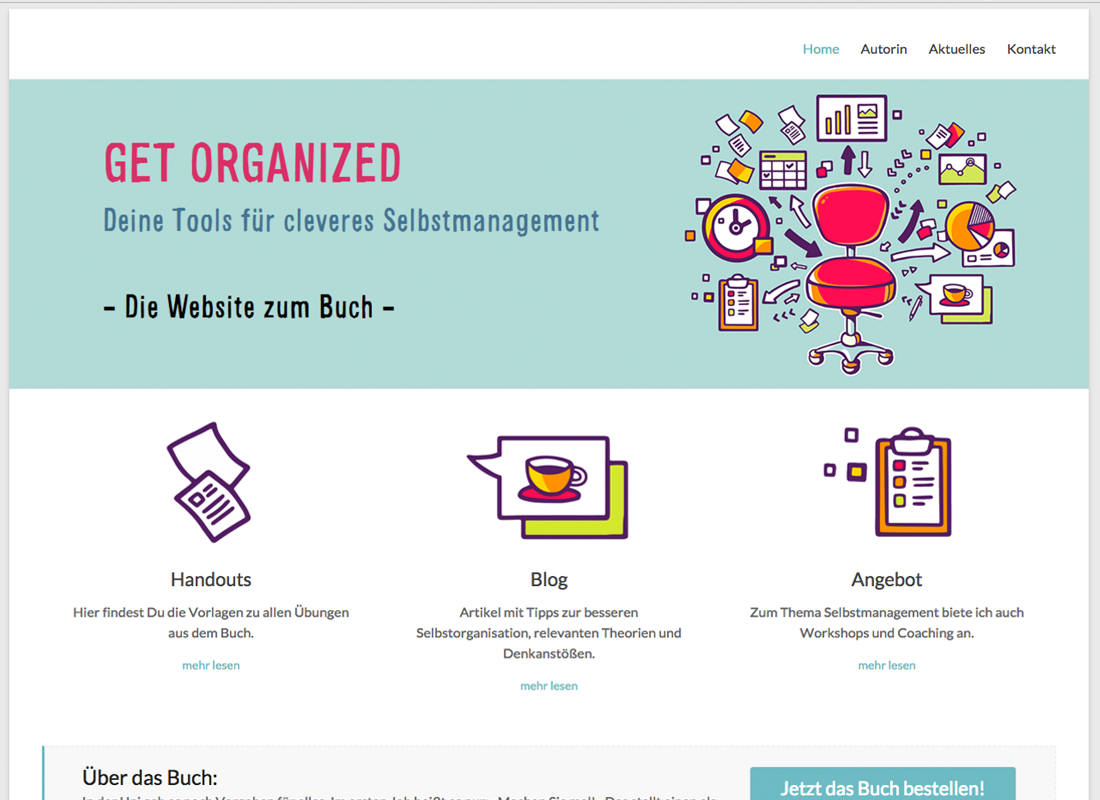 Get Organized Webseite